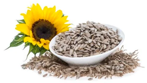 Portion of seeds Stock Photos