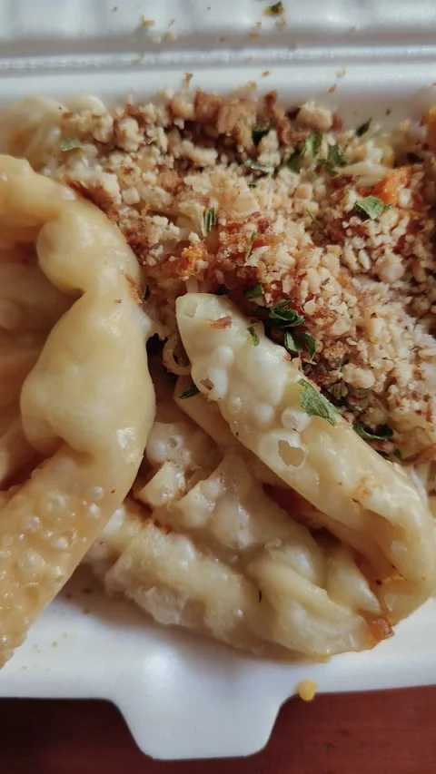 A portion of spicy noodles Stock Footage 289162665