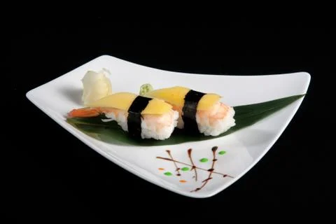 Portion of sushi o Stock Photos