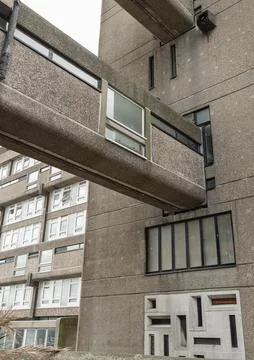 A portion of Trellick Tower is indeed recognized for its unique aesthetic a.. Fotos de archivo