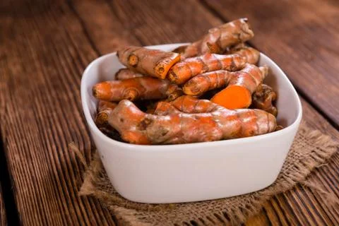 Portion of Turmeric Stock Photos