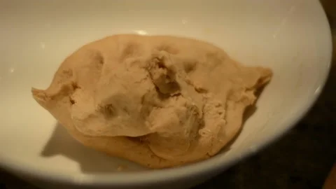 Portioning the Roti Dough Stock Footage 136059481