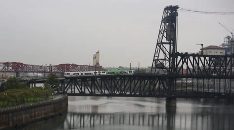Portland Bridge Stock Footage 60113284