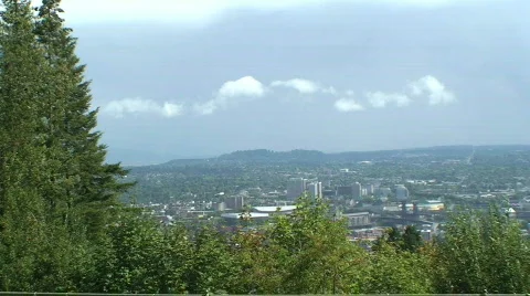 Portland Cloudy 库存影片 696721