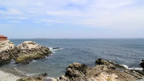 Portland Head Light Stock Footage 187594135