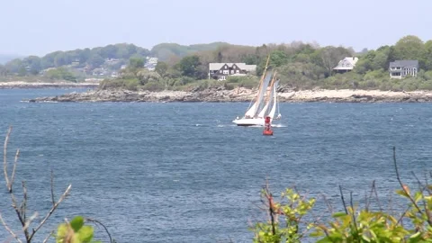Portland Head Light Stock Footage 187595937