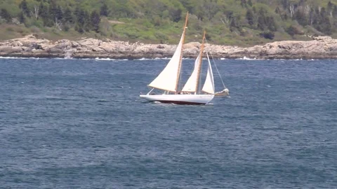 Portland Head Light Stock Footage 187597392