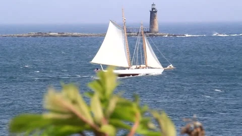 Portland Head Light Stock Footage 187598218