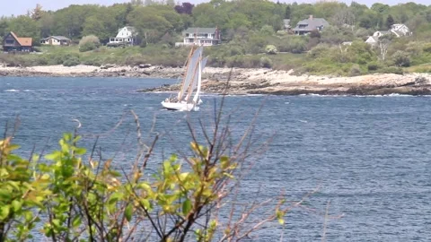 Portland Head Light Stock Footage 187598621