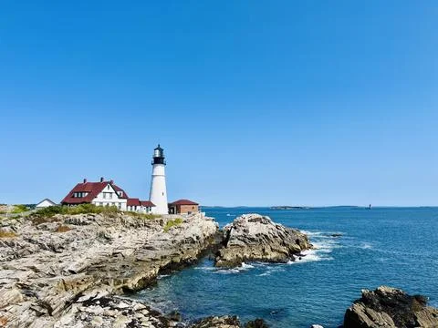 Portland Head Light Stock Photos