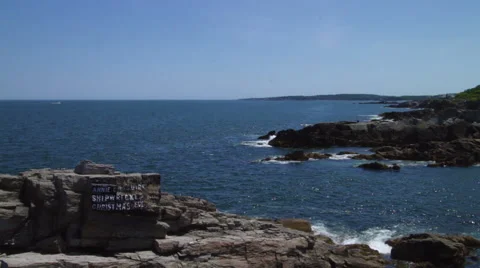 Portland Head Light View Stock Footage 66269922