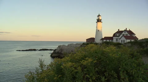 Portland Head Lighthouse Stock Footage 65050072