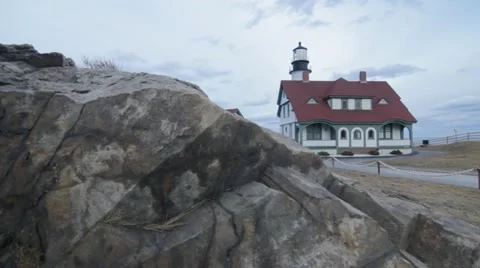 Portland Headlight 3 Video stock 20619689