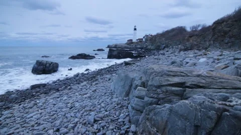 Portland Headlight 7 Video stock 20619808