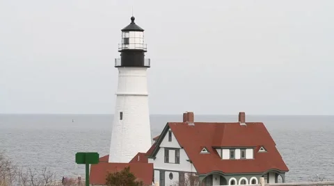 Portland Headlight 스톡 동영상 2939527