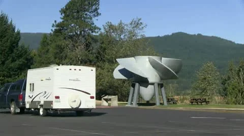 Portland Oregon ,Bonnieville Dam Stock Footage