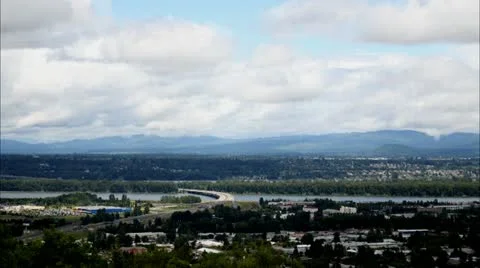 Portland, Oregon - Clouds Stock Footage 11393655