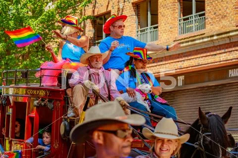 Portland Pride Parade 2016 Stock Photos