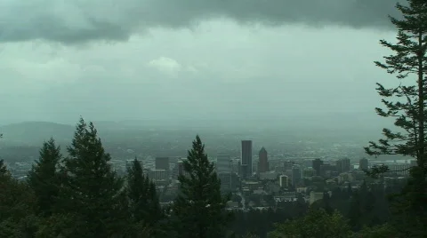 Portland Rain 库存影片 696728