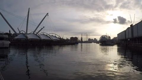 Porto Antico Stock Footage 90711093