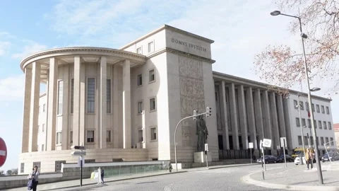 Porto City Courthouse Stock Footage 293739487