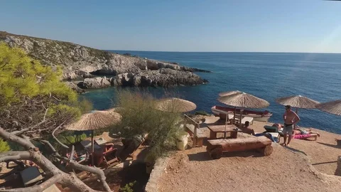 Porto Limnionas Static Stock-Footage 87561782