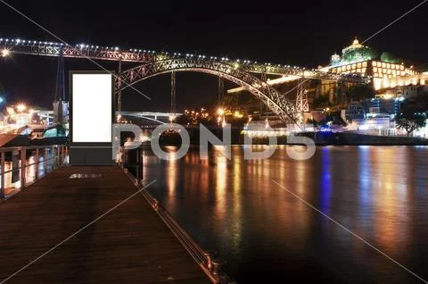 Porto Night Mockup Template PSD