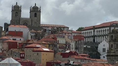 Porto Portugal rooftops Stock Footage 106940467