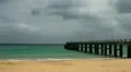 Porto Santo beach and dock 20110423 150537 HD Footage