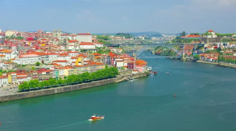 Porto in the summer Stock Footage 53774072