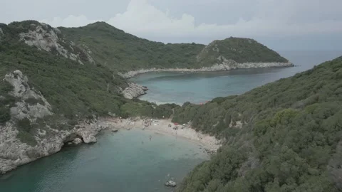 Porto Timoni Beach  Greece 스톡 동영상 232187095