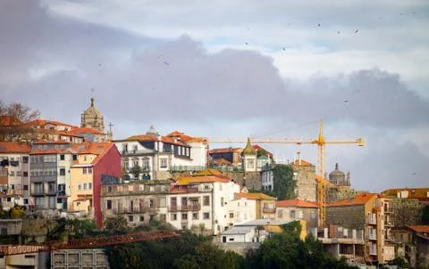 Porto Under Construction Stock Photos