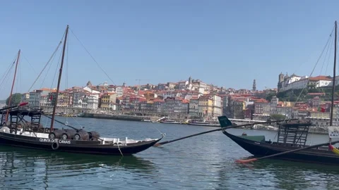 Porto Waterfront 스톡 동영상 199787255
