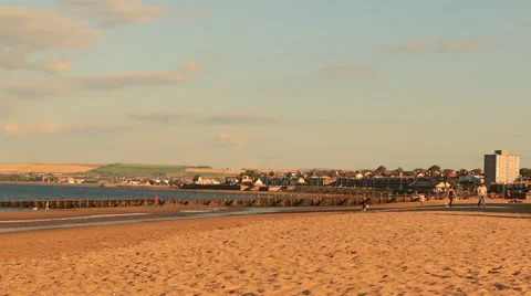 Portobello beach Stock Footage 41825427