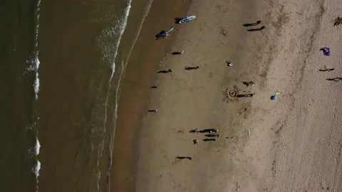 Portobello sand Stock Footage 152338820