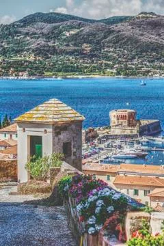 Portoferraio view Stock Photos