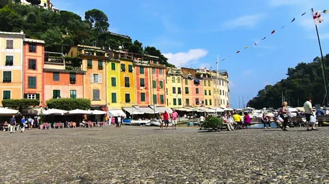 Portofino's square Video stock 67876890