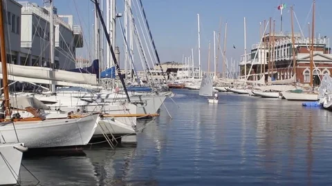 Portovecchio di Trieste Stock Footage 80787980