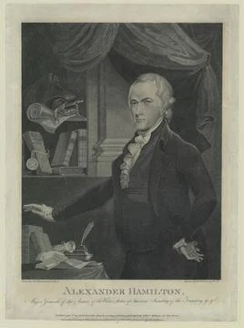 Portrait of Alexander Hamilton Copyright: xpiemagsx dft65824 !ACHTUNG AUFN... Stock Photos