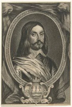 Portrait of Alonso PÃ rez de Vivero y Menschaca, Count of Fuensaldana. Por.. Stock Photos
