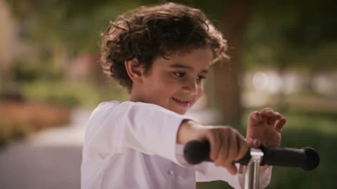 Portrait of an arab boy. Video stock 155103657