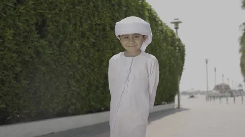 Portrait of an arab boy. Stock Footage 303633086