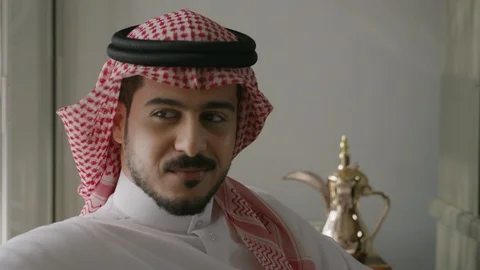 Portrait of an arab man. Video stock 88096084