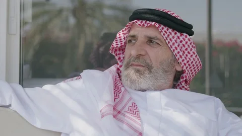 Portrait of an arab man. Stock Footage 88123441