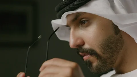 Portrait of an arab man. Stock-Footage 88124431