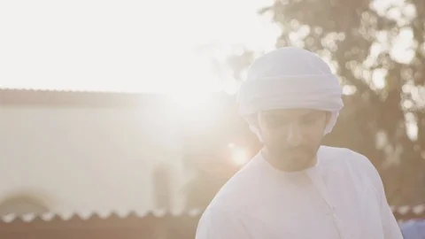 Portrait of an arab man. Stock Footage 88136813