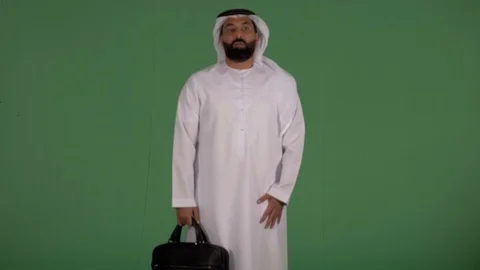 Portrait of an arab man. Stock Footage 94477704