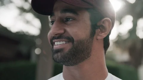 Portrait of an Arab man Stock Footage 105804867