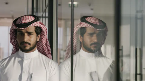 Portrait of an arab man. Stock Footage 134569932