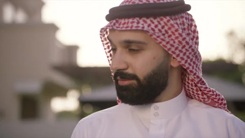 Portrait of an arab man. Stock Footage 135717208